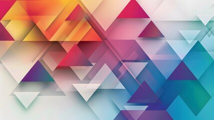 Obraz premium Triangle pattern composition, abstract background with copy space