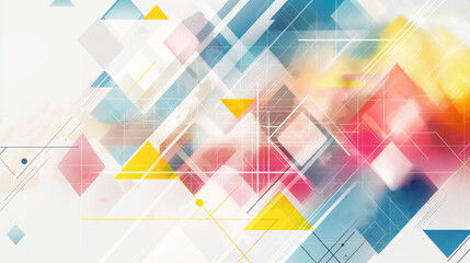 Geometry image business illustration background