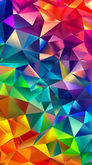 Seamless colorful with geometric clarity in a geometric backdrop