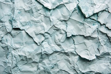 Fototapeta premium Worn Elegance: A Mesmerizing White Paper Revealing its Beauty through Wrinkles and Creases