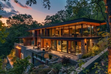 masterpiece nestled into the hillside