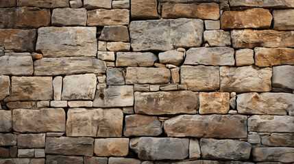 Obraz premium Magnificent Gray Mediterranean Brick Wall