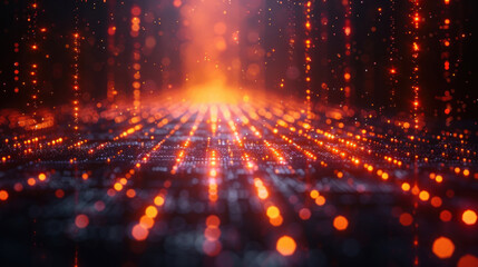 Fototapeta premium Abstract technology innovations are transforming the way we perceive finance and investment, offering new strategies and insights for navigating the complexities of the stock market and real estate.