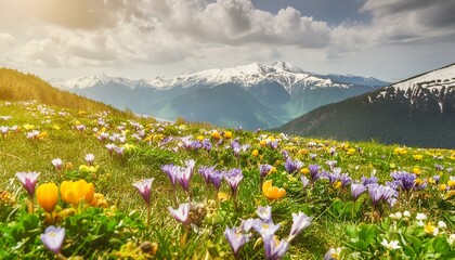 Beautiful meadow full of spring flowers. field flower, HD backdrop	