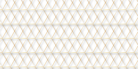 Abstract golden linear graphic ornament. Stylish Seamless pattern on white background with shadows. Creative design. Design for book, notebook and calendar covers. high quality textile design.