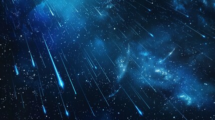 Obraz premium Astral Aura: Sparkling Meteor Frame