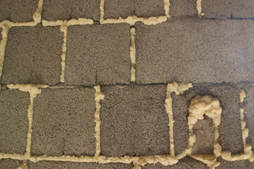 abstract brick background, cinder block