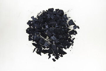 coal isolated on white background