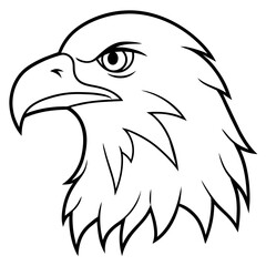 eagle head vector