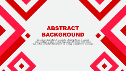 Abstract Background Design Template. Abstract Banner Wallpaper Vector Illustration. Red Template