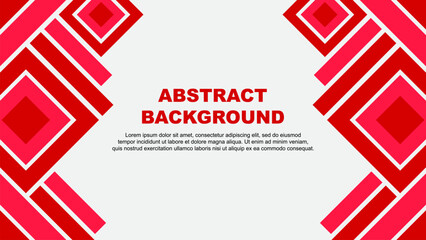 Abstract Background Design Template. Abstract Banner Wallpaper Vector Illustration. Red