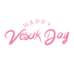 Happy Vesak Day  vector illustration