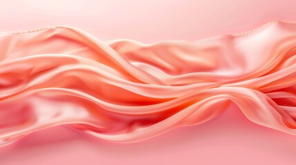 Pink background featuring a fluid, wavy pattern creating a soft and elegant aesthetic