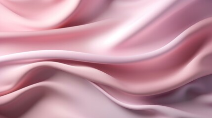 Obraz premium Detailed view of soft pink fabric with a blurred background