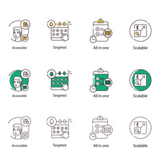 Universal Icons Suite Icons. Vector Icon. Design