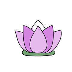 Vesak Day Buddhism Icons Set Vector