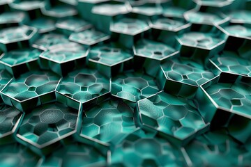 Contemporary three-dimensional green honeycomb technology. Generative Ai