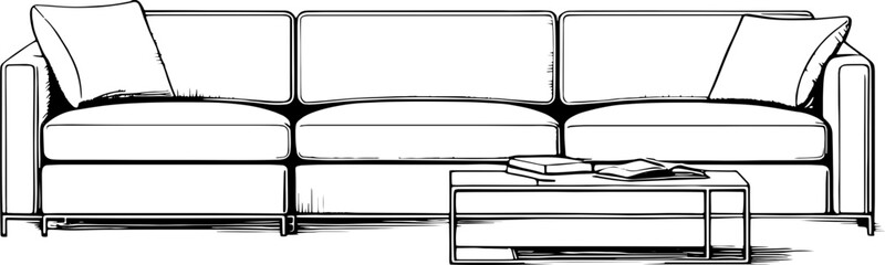 Sectional sofa furniture icon 4