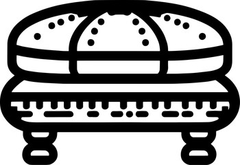 Ottoman furniture icon