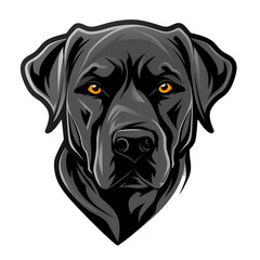  Labrador Retriever mascot logo