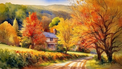 Watercolor Scenery