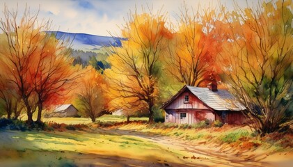 Watercolor Scenery