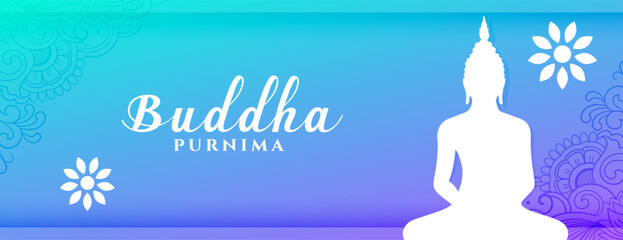 happy buddha purnima wishes banner celebrate lord buddh birthday