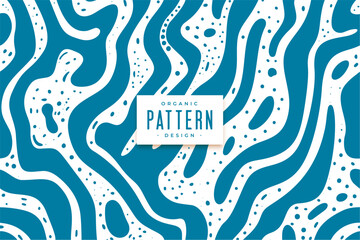 modern irregular curvy pattern background for textile print