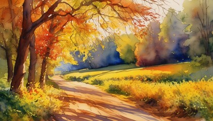 Watercolor Scenery