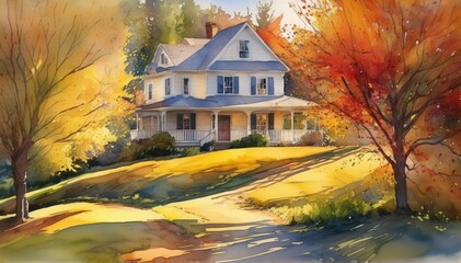 Watercolor Scenery