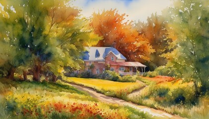 Watercolor Scenery