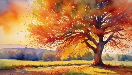 Watercolor Scenery