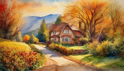 Watercolor Scenery