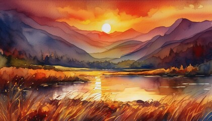 Watercolor Scenery