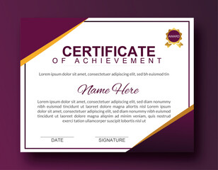 Certificate design