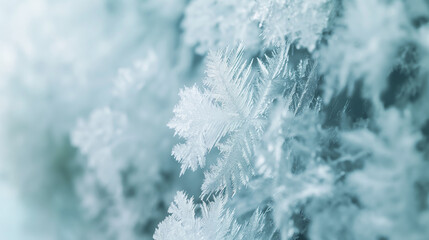 icicles on the snow