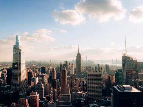 Fototapeta city skyline