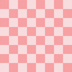 Red and white checkered pattern