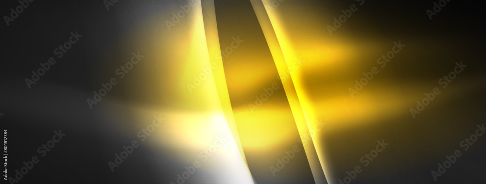 Poster an amber light illuminates a dark background, creating a contrast of tints and shades. the electric 