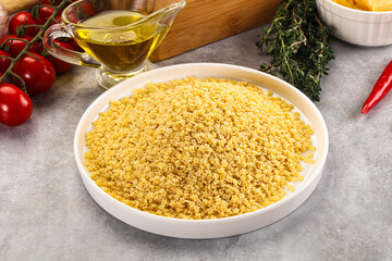 Italian cuisine - dry stelline pasta