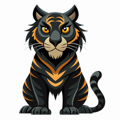 Carton Tiger Vector art illustration (9)