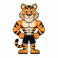 Carton Tiger Vector art illustration (15)