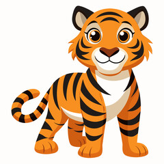 Carton Tiger Vector art illustration (24)
