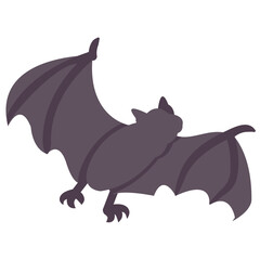 bat flat vector icon