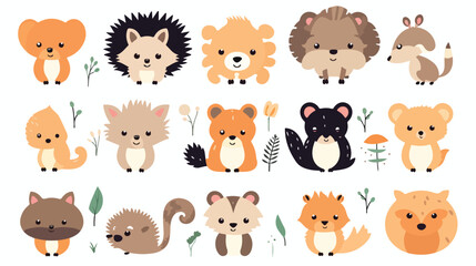 cute wild animals Hedgehog rabbit mouse hamster Safar