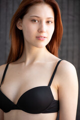 Obraz premium Woman model test. Snapshot for model