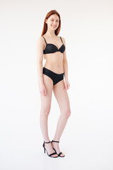 Woman model test. Snapshot for model