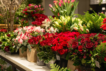 Festive Holiday Flower Arrangements in Store