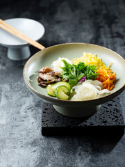  Bibimbap, Korean mixed rice with vegetable
