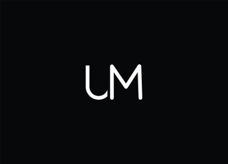 UM  modern logo design and creative logo